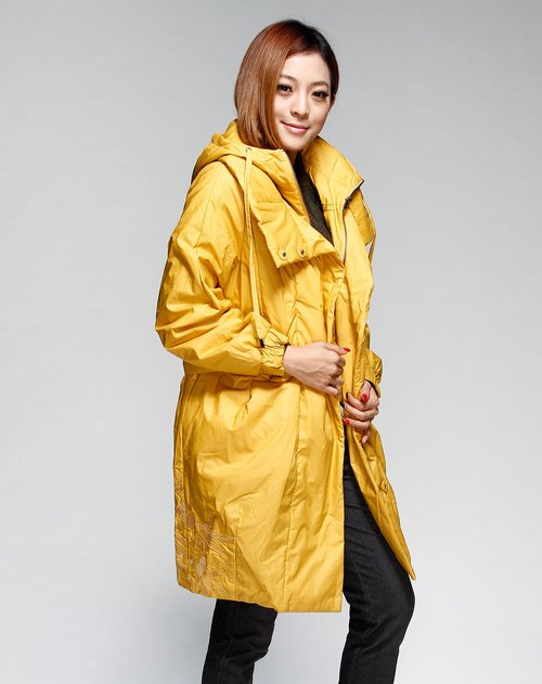 <em>女装</em>库存专场<em>希色</em>MYSCISSORS 黄色时尚连帽