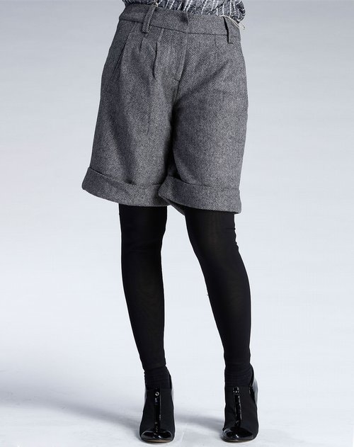 XIM灰色休闲斜纹短裤价格,XIM灰色休闲斜纹短