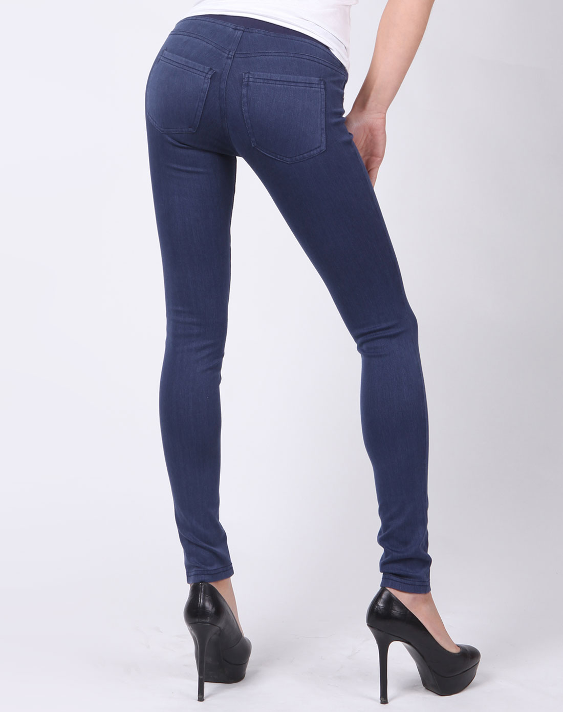 女款低腰针织打底裤