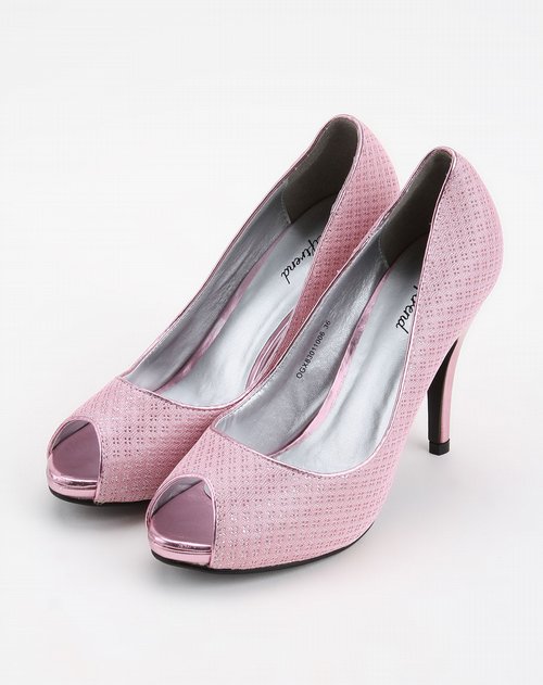 涉趣selftrend水粉色时尚OL高跟单鞋 价格,涉趣