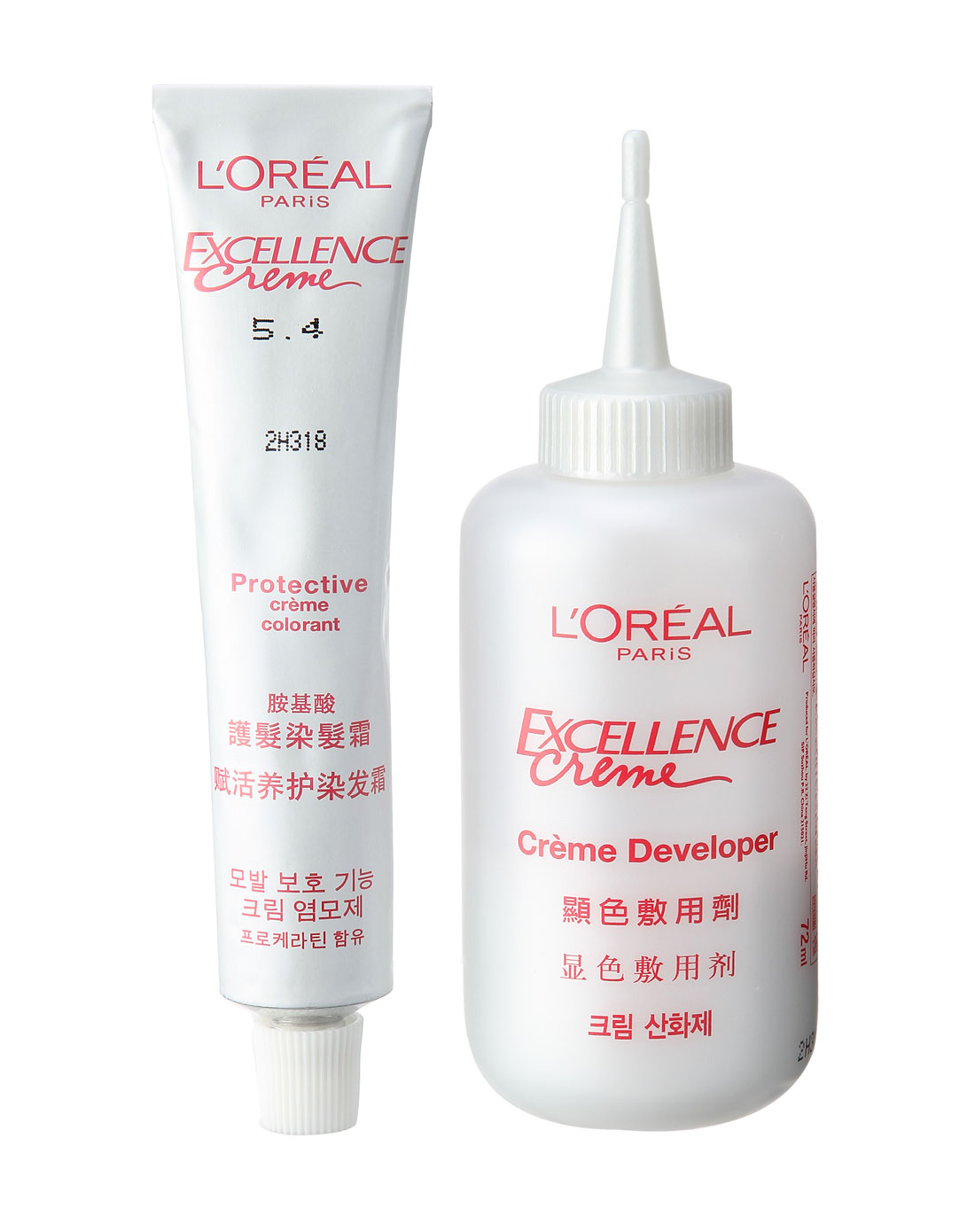 欧莱雅loreal化妆品专场-卓韵霜赋活养护染发霜 5.4号(浅棕铜色)