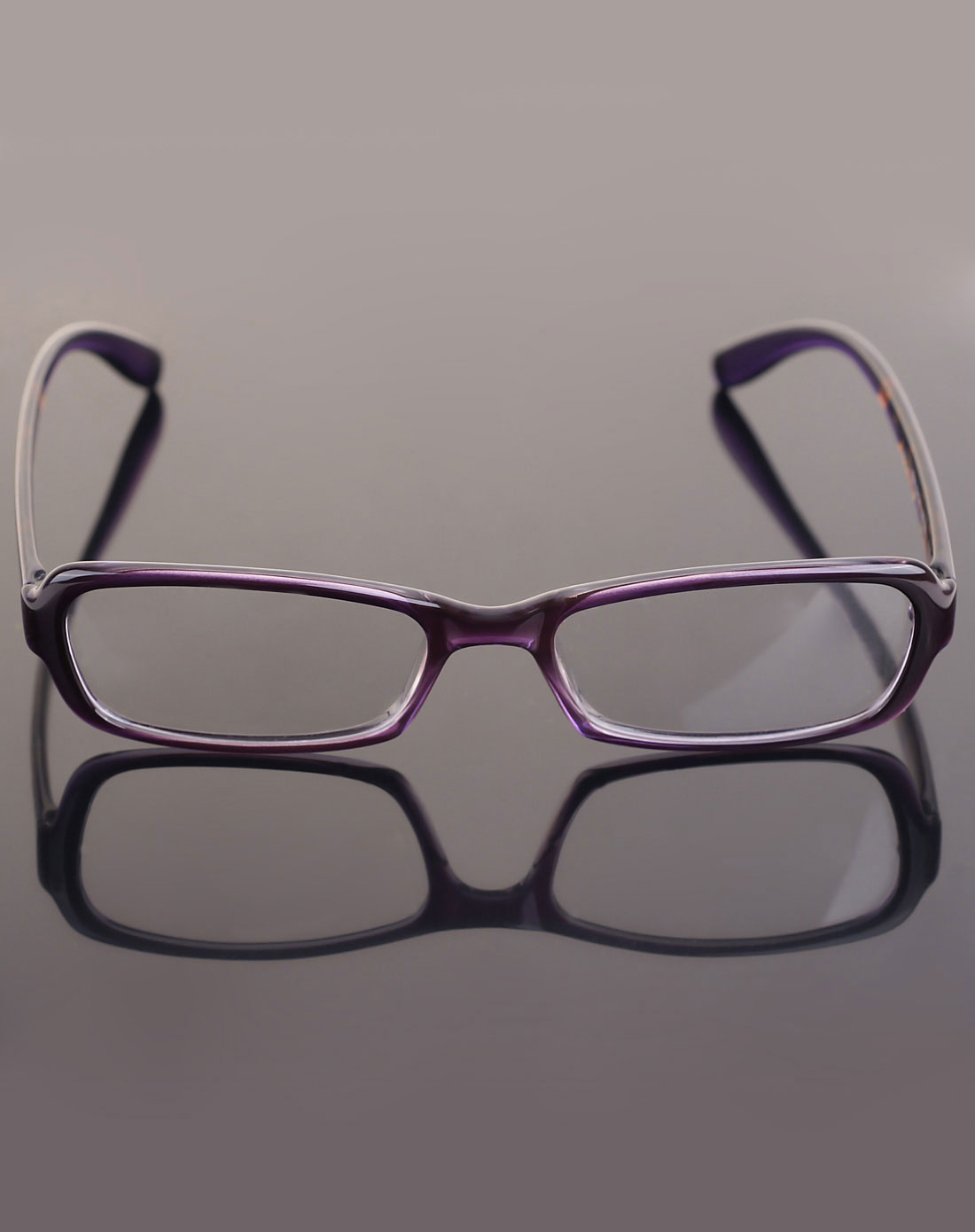 Marspirit时尚花纹眼镜框\/紫色TR90-6320紫
