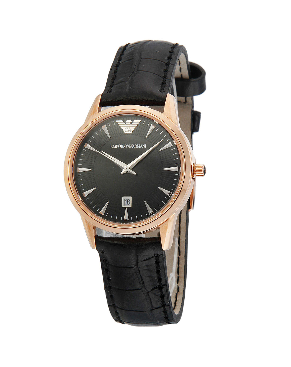 <em>女款</em>玫瑰金/黑色腕表_<em>阿玛尼</em>emporioarmani-<em>手表官网</em>