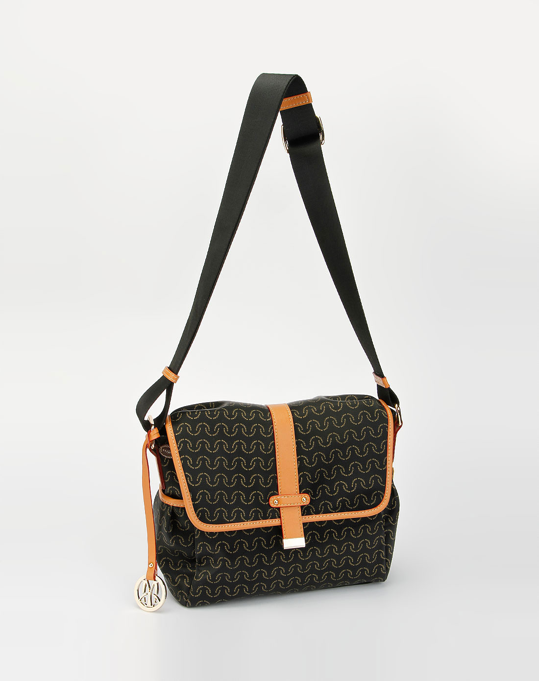 马克西姆-女包黑色时尚简约斜挎包