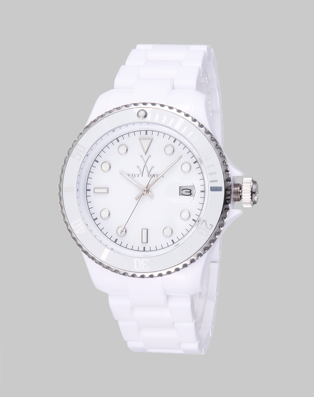 toywatch+<em>女款</em>白色休闲<em>手表</em>pcl02wh