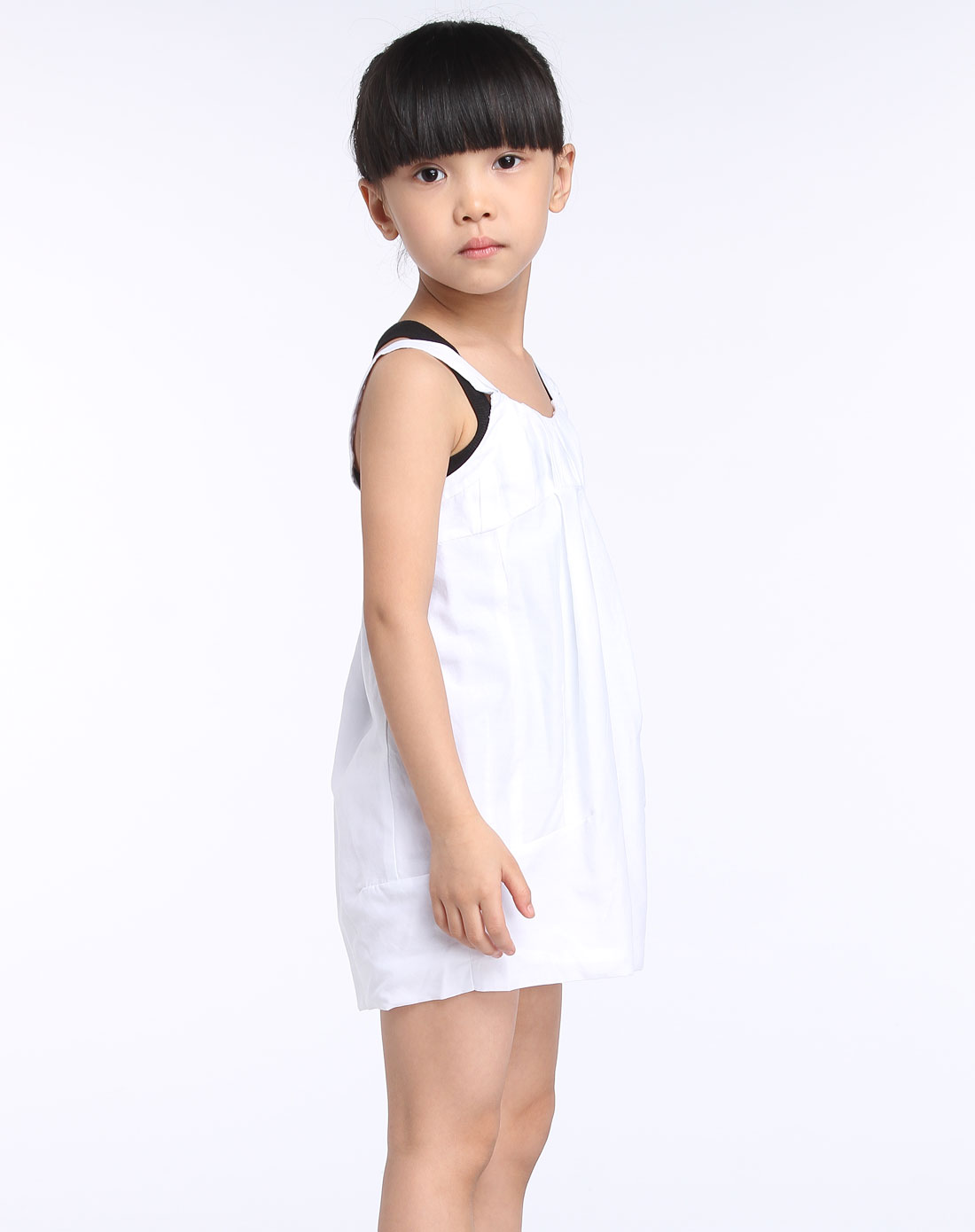 jnby by JNBY男女童<em>女童</em>白色时尚<em>吊带连衣裙</em>1