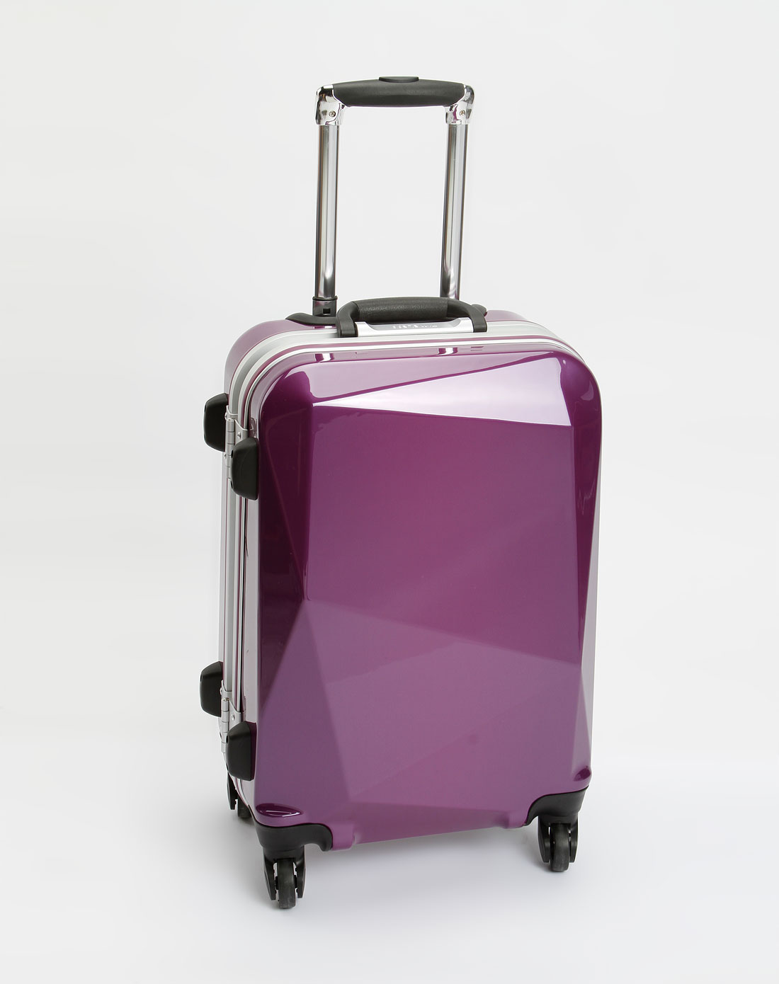 中性紫色20寸时尚拉杆箱