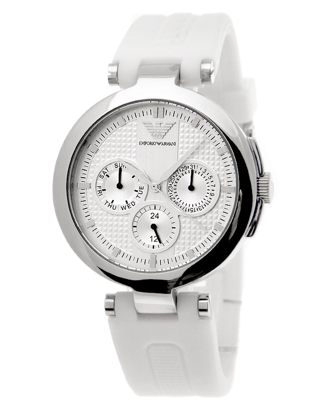 <em>阿玛尼</em>Emporio <em>Armani</em>-<em>手表女款</em>银<em>白色</em>优雅大
