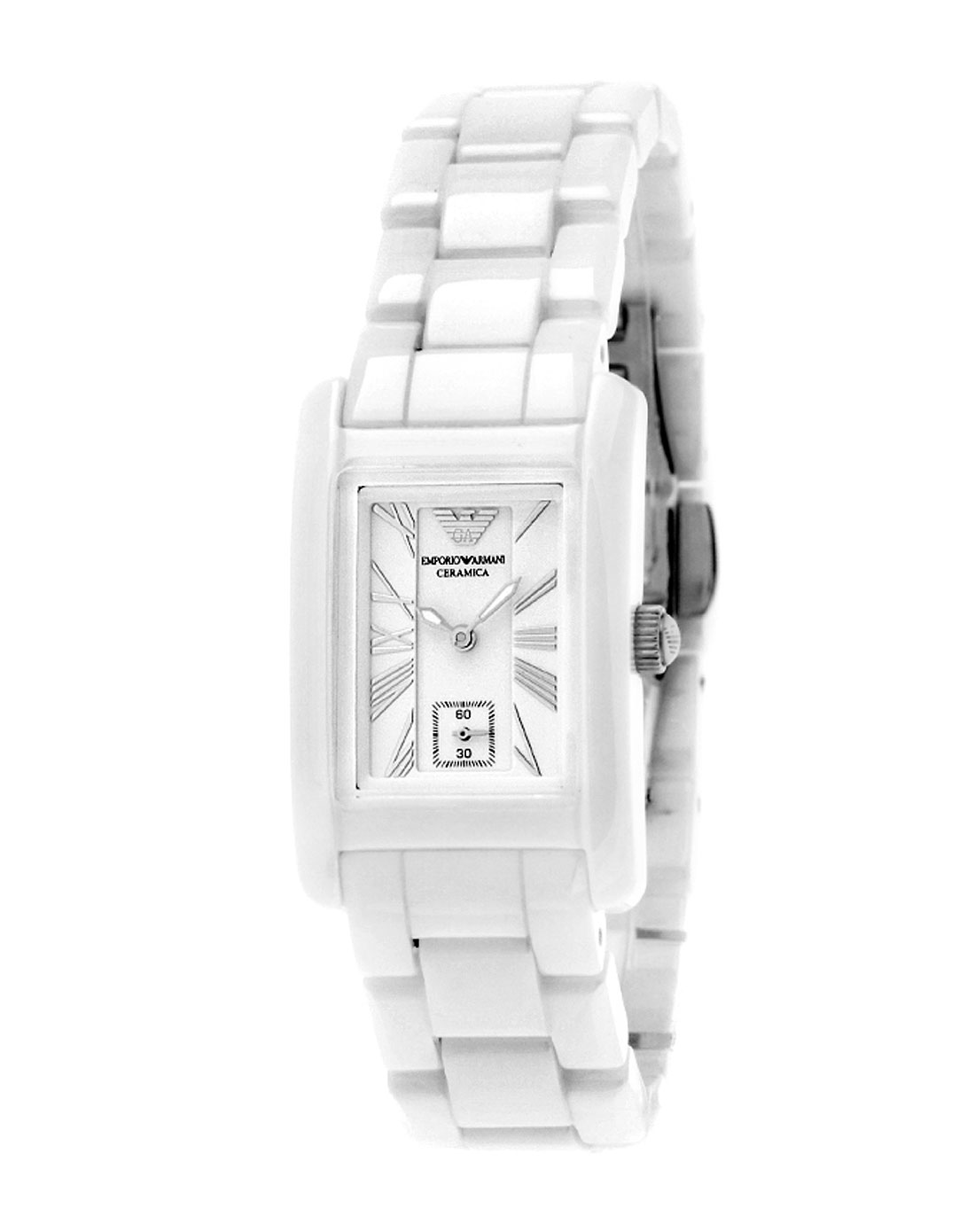 <em>阿玛尼</em>Emporio <em>Armani-手表女款白色</em>时尚陶瓷