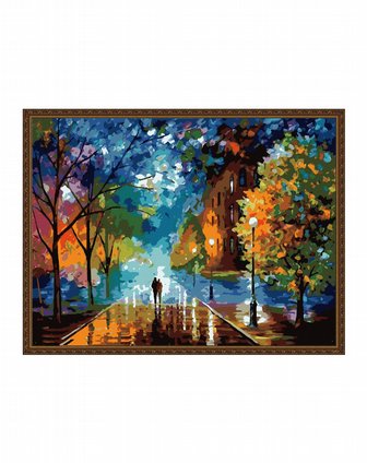 忆美特emit数字油画人生漫步40*50cmyh4050-m004
