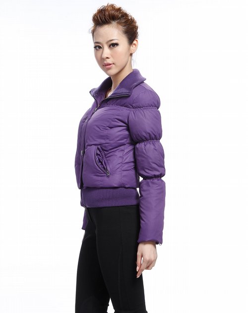 <em>女装</em>库存专场OASIS 紫色立领<em>长袖羽绒外套</em> 价