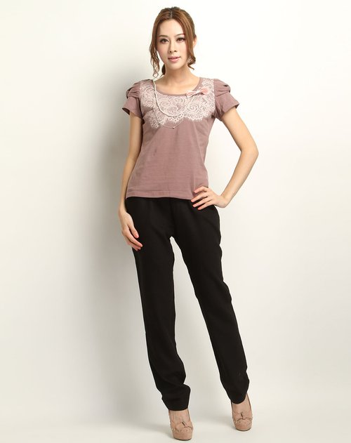 花木马Hana Mokuba女装专场暗啡紫色时尚印