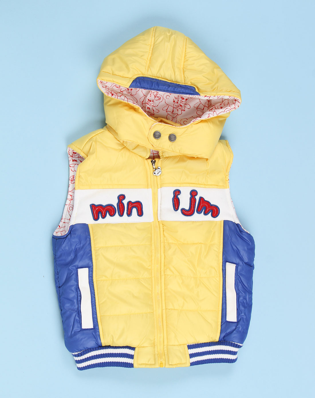 杰米小熊Jmsmallbear婴<em>男童</em>黄色<em>马夹</em>2470020