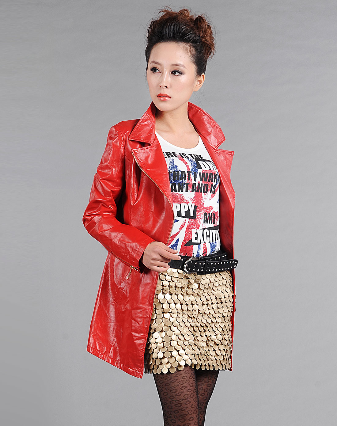 今典CLASSICS STORY<em>皮草</em>专场<em>大红色中长款</em>