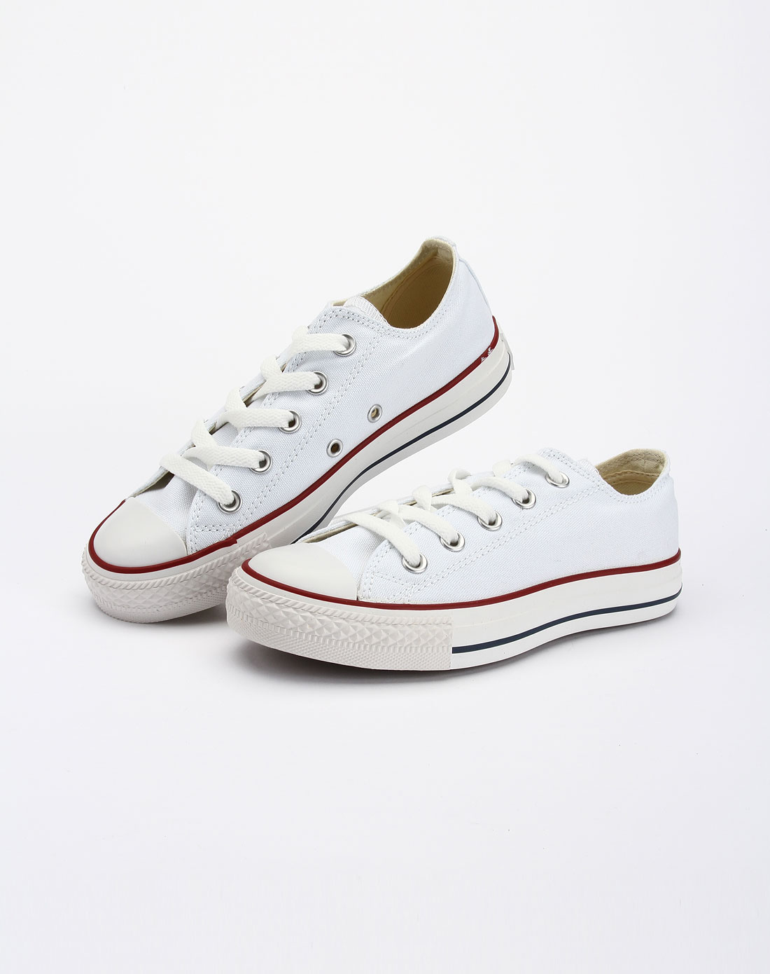 <em>匡威converse</em>男女<em>女款</em>白色经典简约绑带<em>帆布鞋</em>