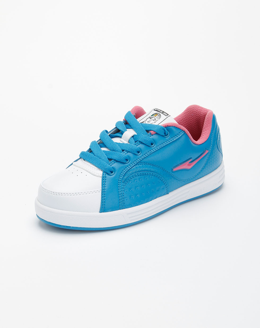 <em>鸿星尔克</em>ERKE<em>女款</em>白/蓝色绑带时尚运动鞋12