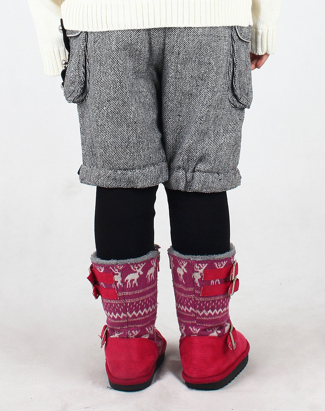 M&Q男女童女童木炭<em>黑马裤</em>MJQ5402905_唯