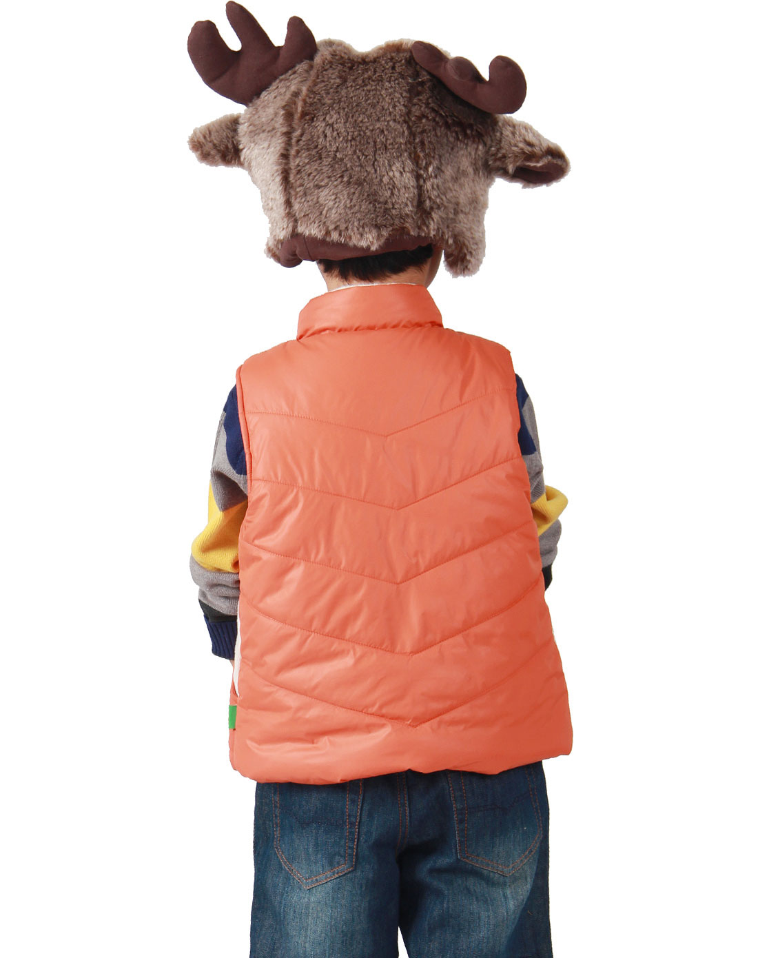 马拉丁M.Latin男女<em>童男童</em>桔色<em>马甲</em>225409616