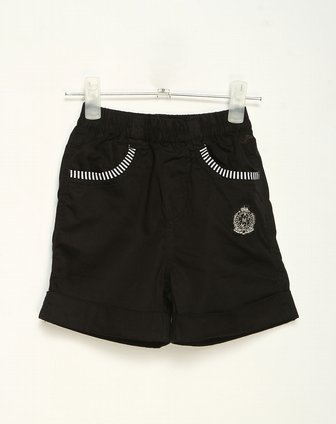 M&Q男女童<em>男童黑色</em>休闲时尚<em>短裤</em>MQC5207