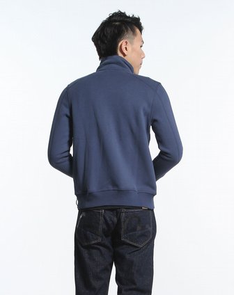 彪马PUMA<em>男款纯色</em>舒适<em>休闲</em>暗蓝色针织长袖外