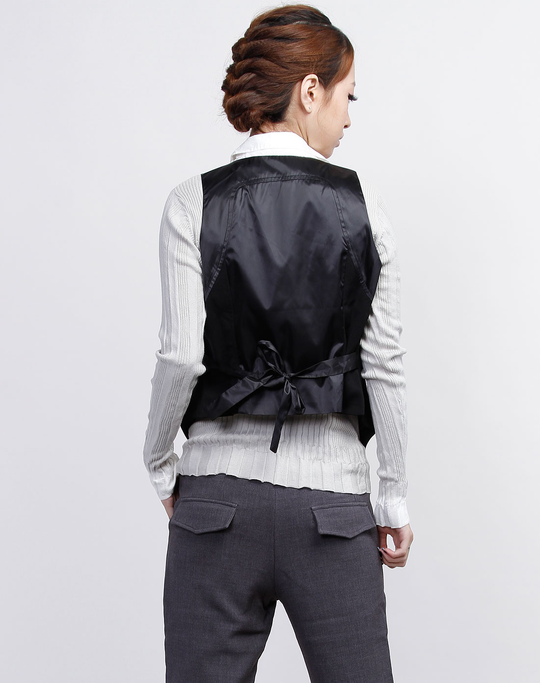 艺之卉黑色时尚马甲