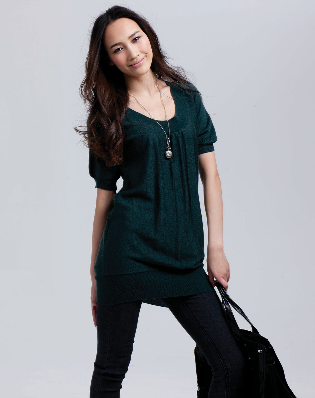 女墨绿毛衣_欧梦达euromoda