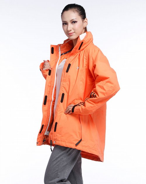 <em>阿迪达斯adidas</em>-<em>女装</em>专场鲜<em>橙色</em>时尚长袖羽绒