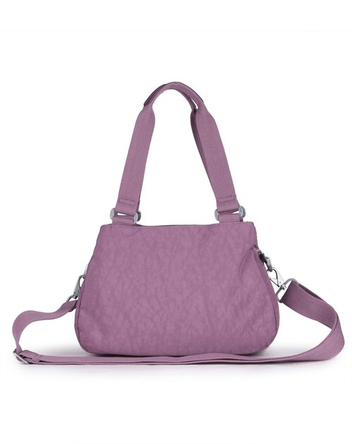 法姿frazzil女包专场女款苍紫纯色单肩斜挎包