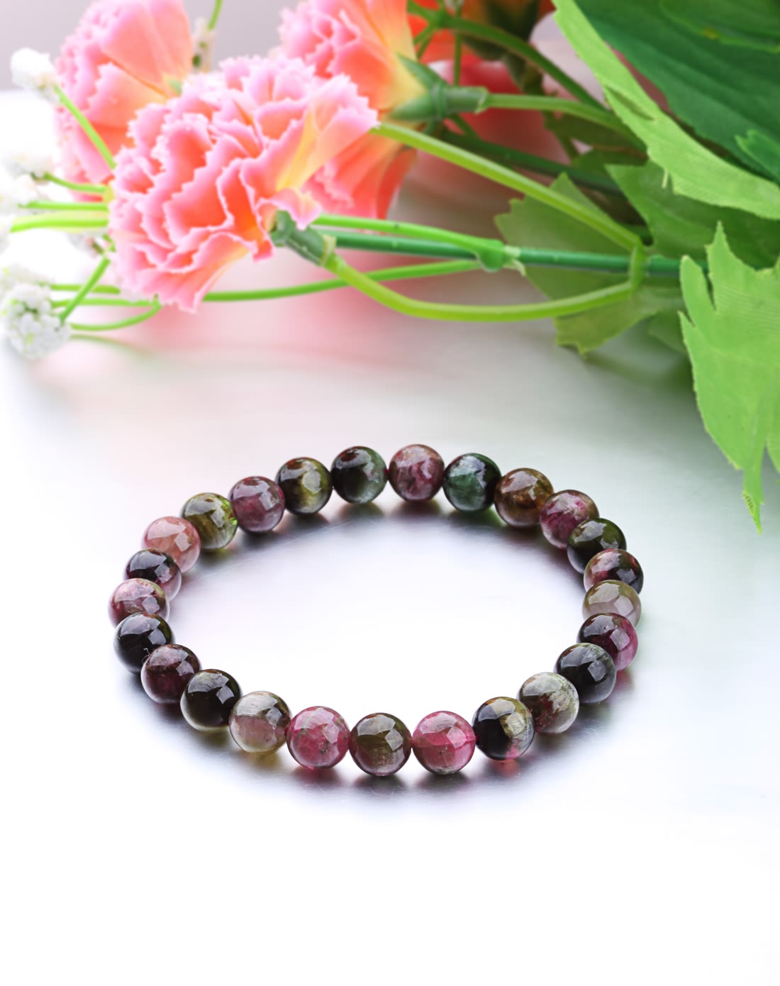 佰色传情-贵重专场天然碧玺猫眼手链2512(附证书)