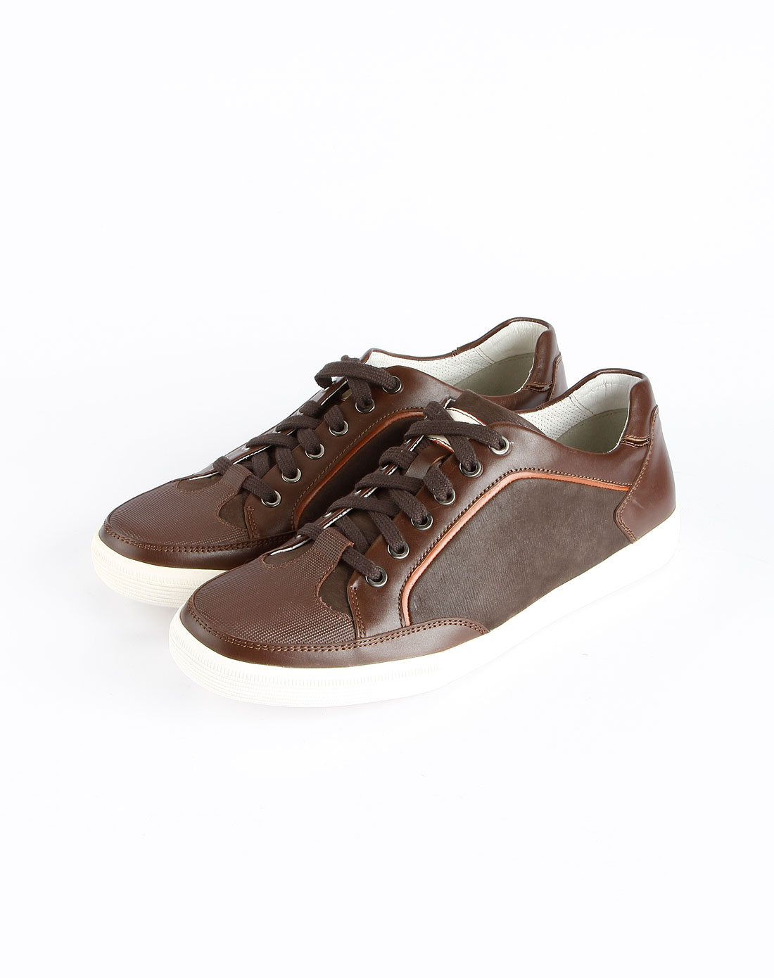 名仕mister啡色绑带休闲皮鞋