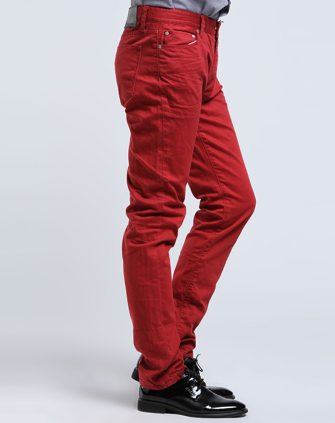 l2男款红色时尚休闲长裤