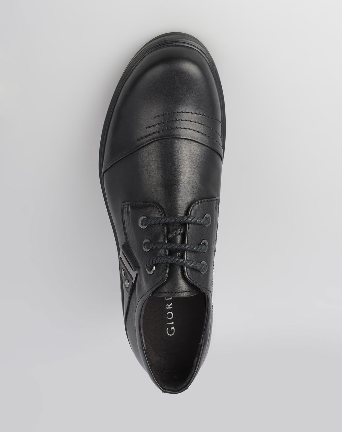 佐丹奴giordano男鞋专场男款黑色休闲皮鞋