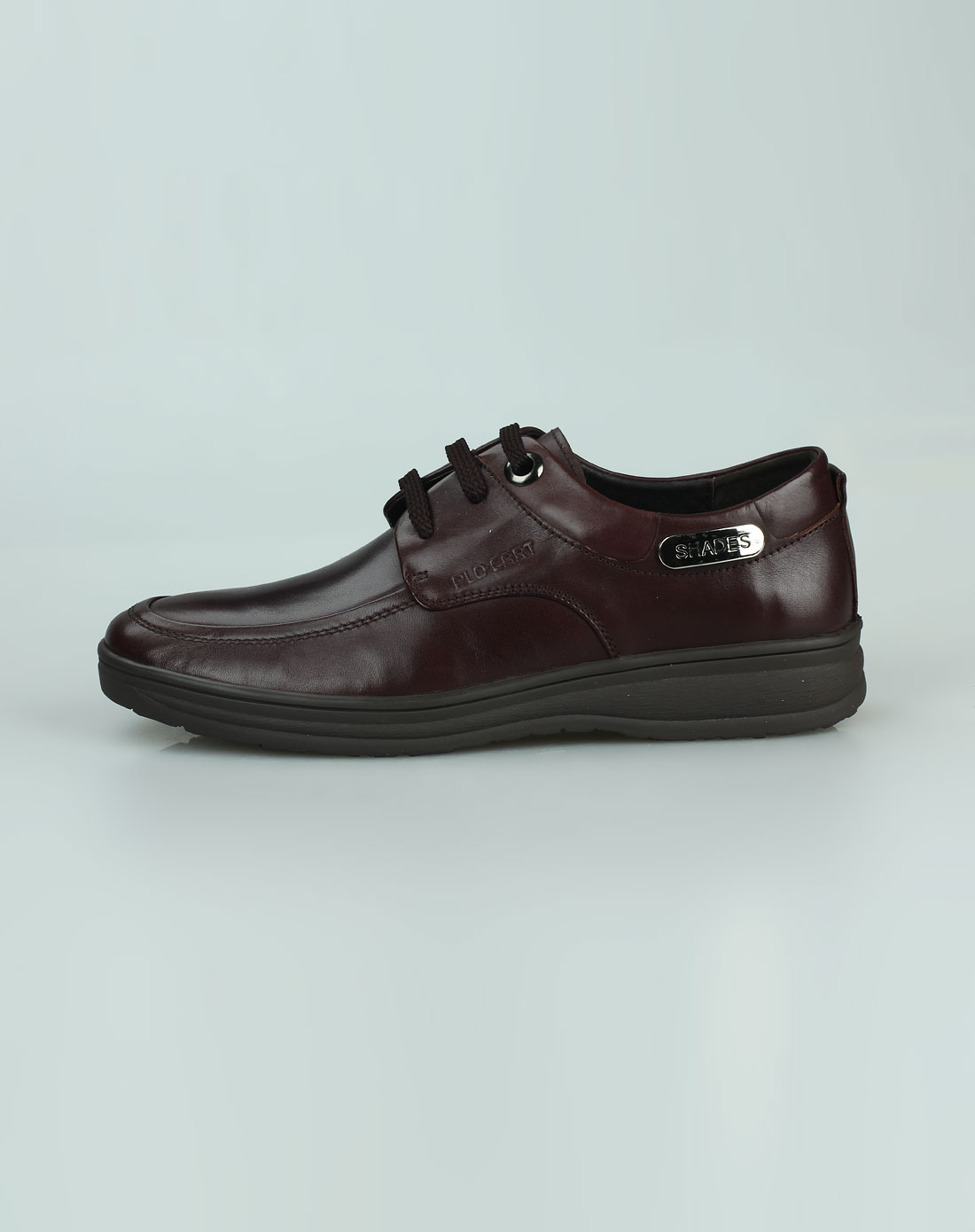 男鞋库存专场保罗·盖帝 男款棕色系带商务牛皮鞋_唯品会名牌时尚折扣