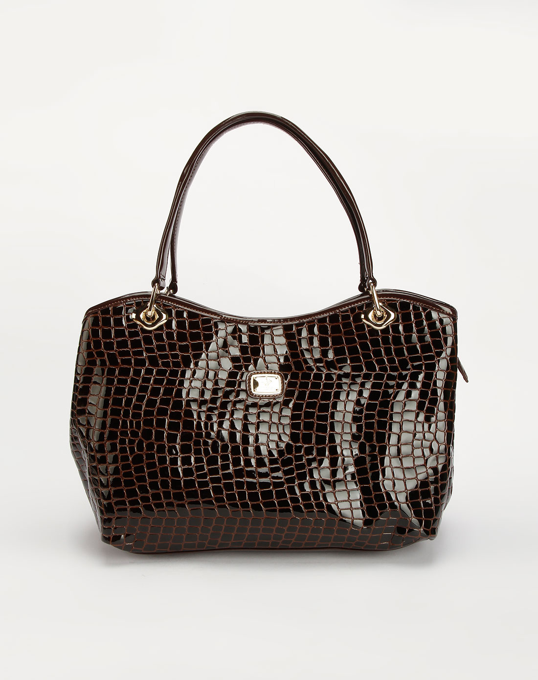 男女鞋类皮具库存专场维多利保罗 深啡色鳄鱼纹时尚手袋