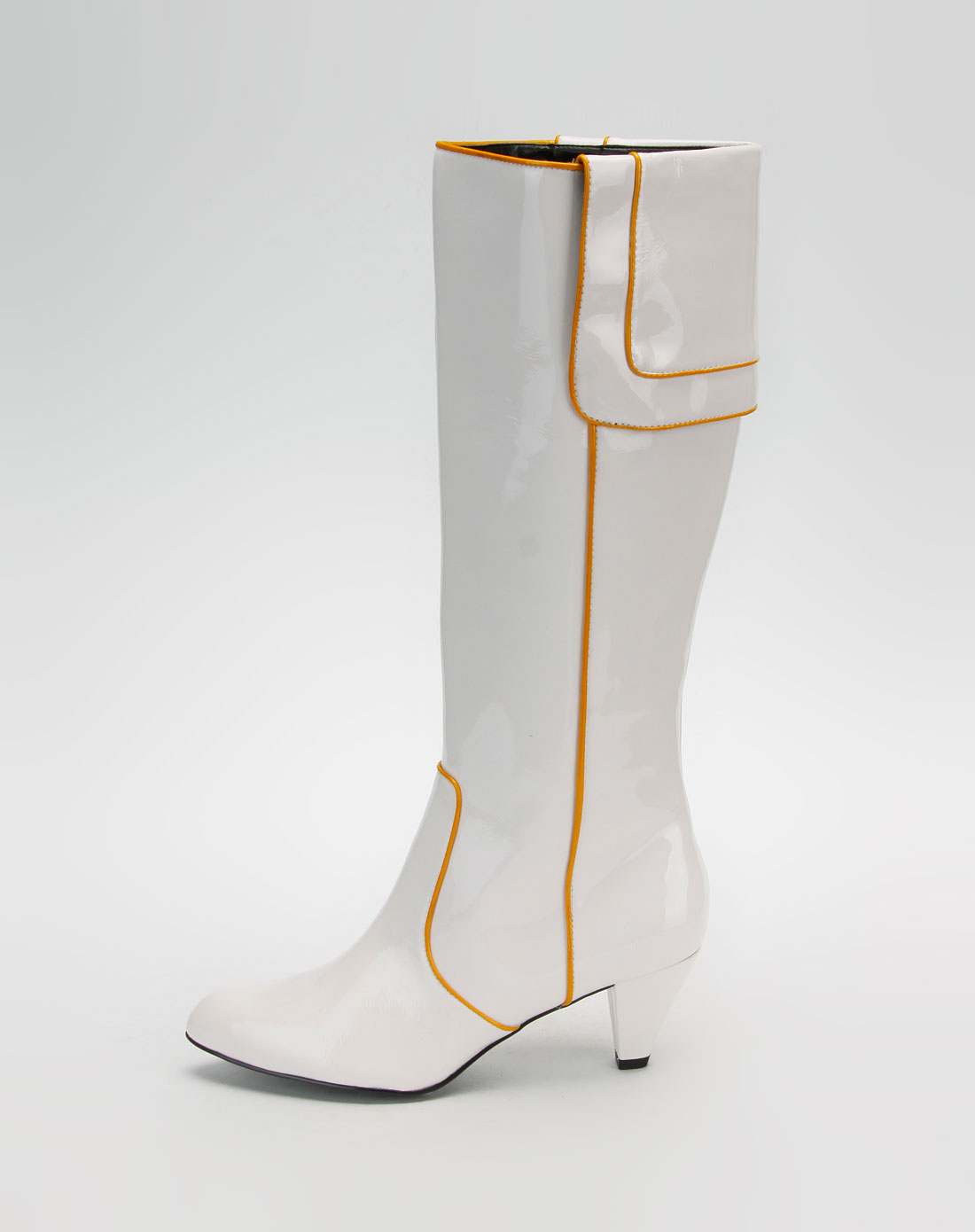 60年代小姐miss sixty白色镜面长靴