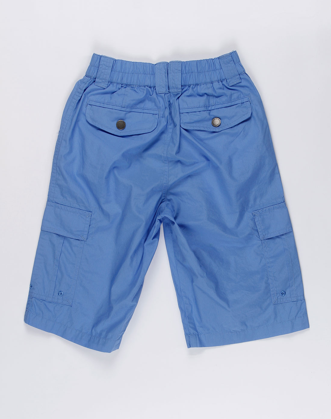 法米尼bear famania中性款蓝色时尚五分裤