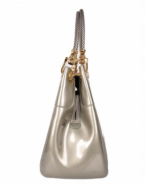 阿尔皮纳袋鼠女包女款银灰色手提包