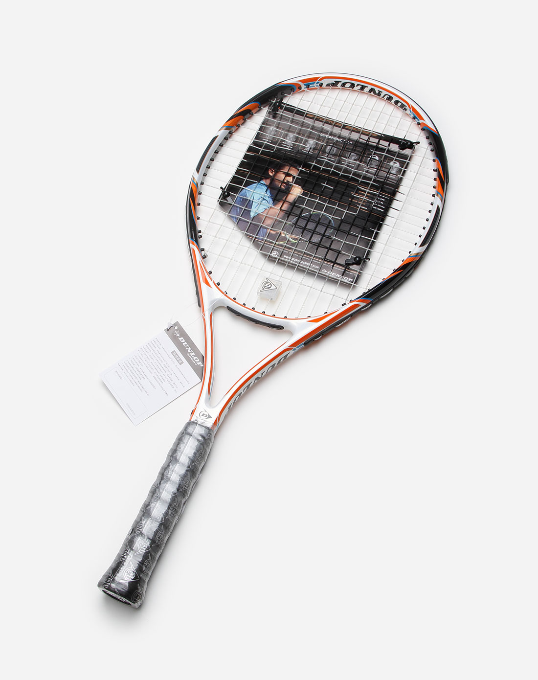 邓禄普dunlop男装专场中性橘黄/黑色网球拍(有线)