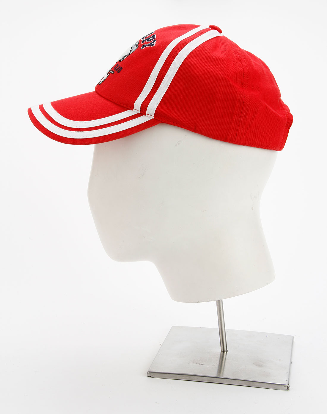 史努比snoopy童装中性红/白色休闲帽子