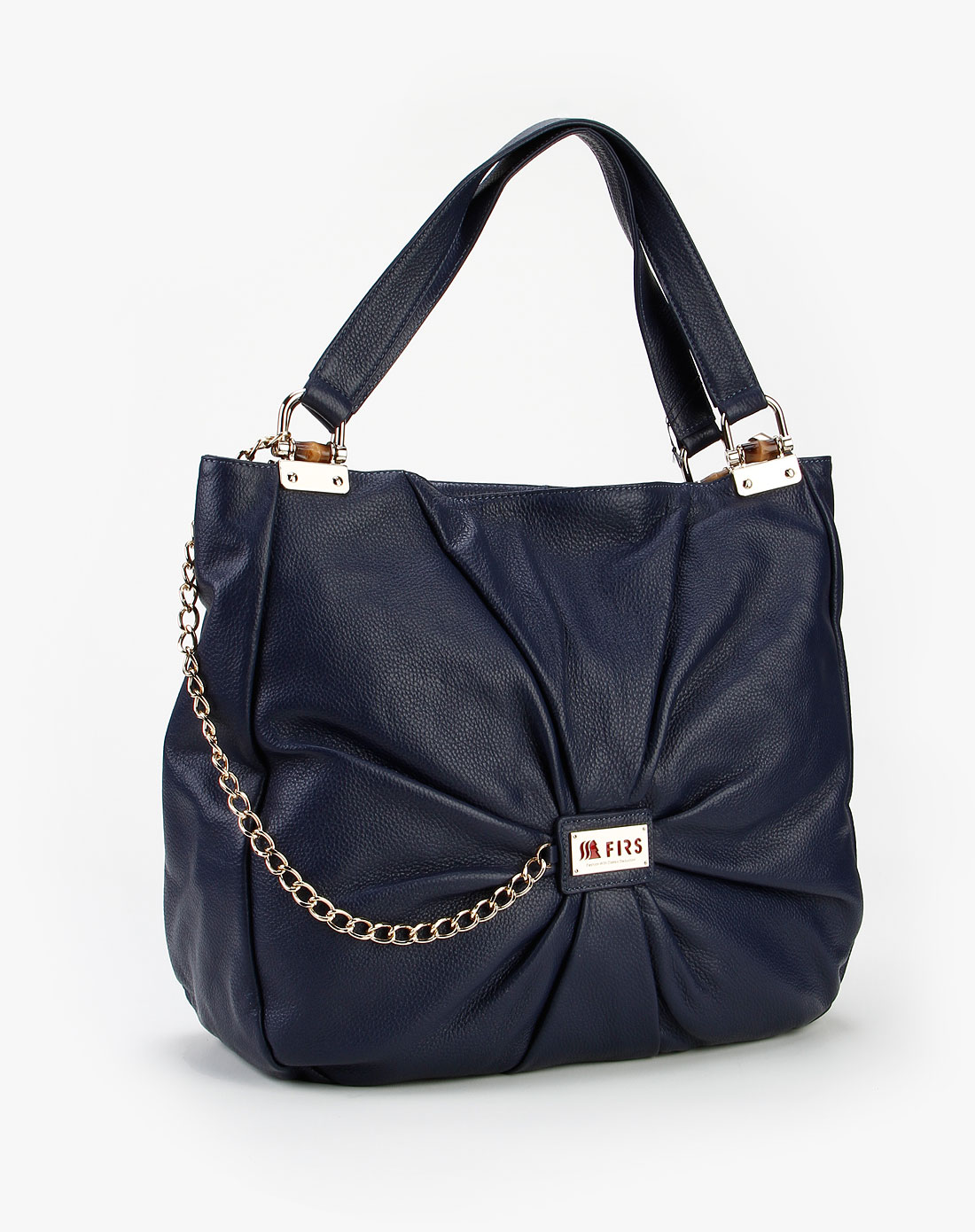 杉杉firs女包专场女款深蓝色时尚单肩包