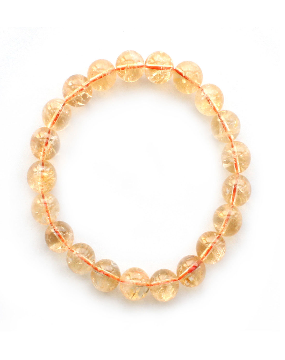 云雅彩宝天然黄水晶手链