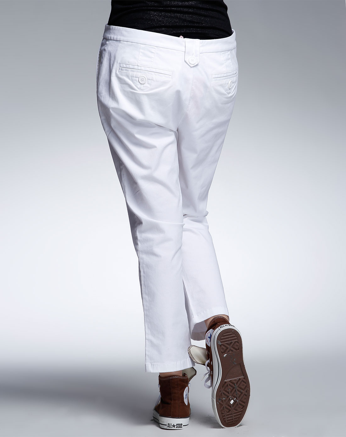 橘滋juicy couture女装专场女款白色休闲裤