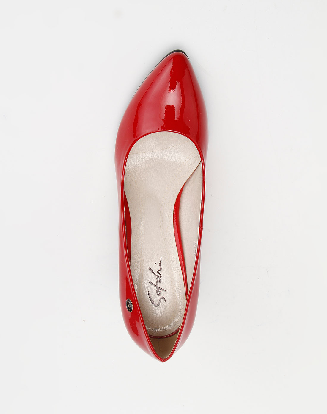 沙驰satchi红色高跟鞋