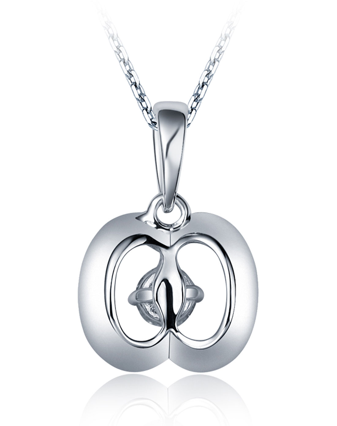 周大福周大福骄人系列18k金镶钻石吊坠