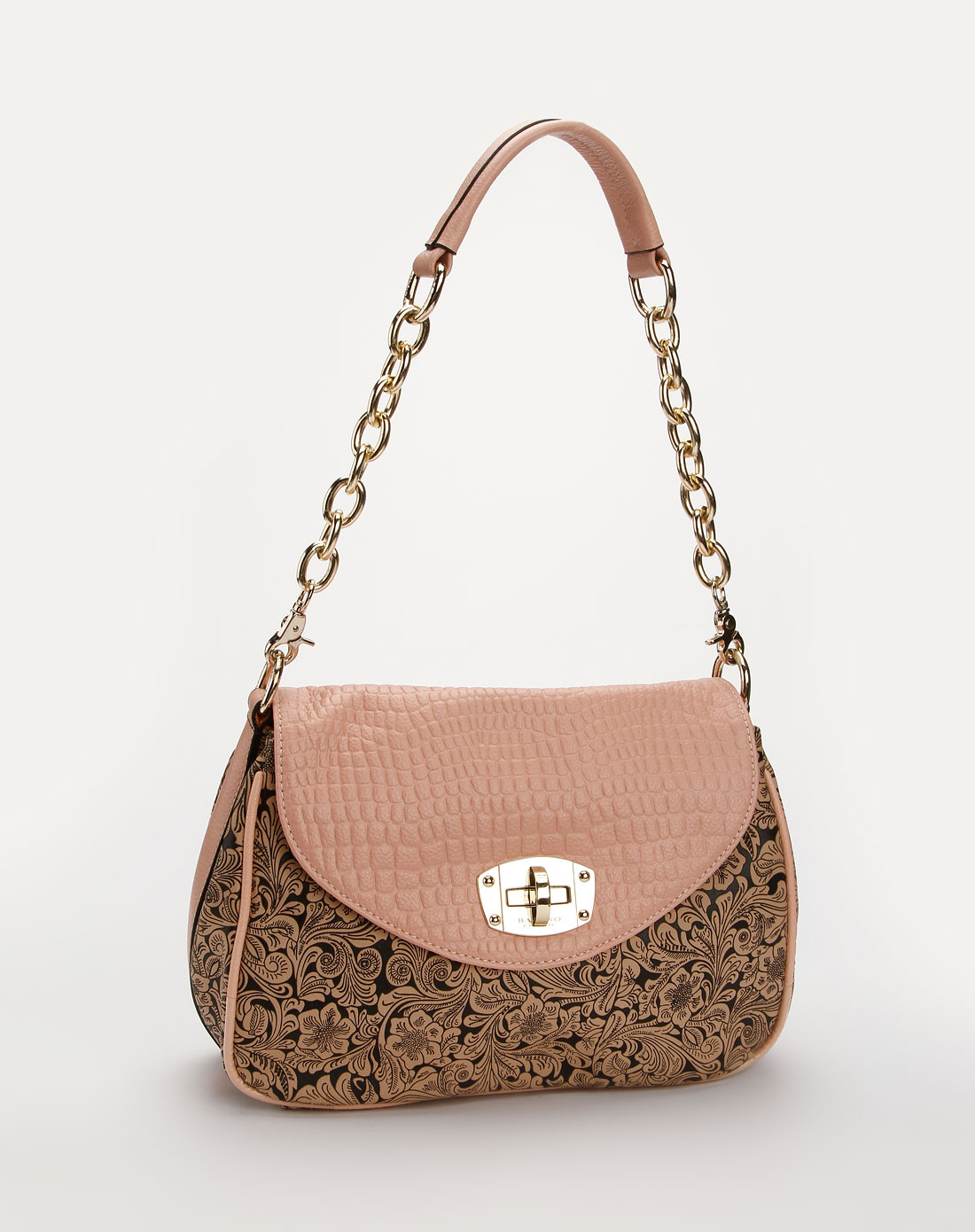 宾奴baleno女包专场-女款粉色红休闲单肩包