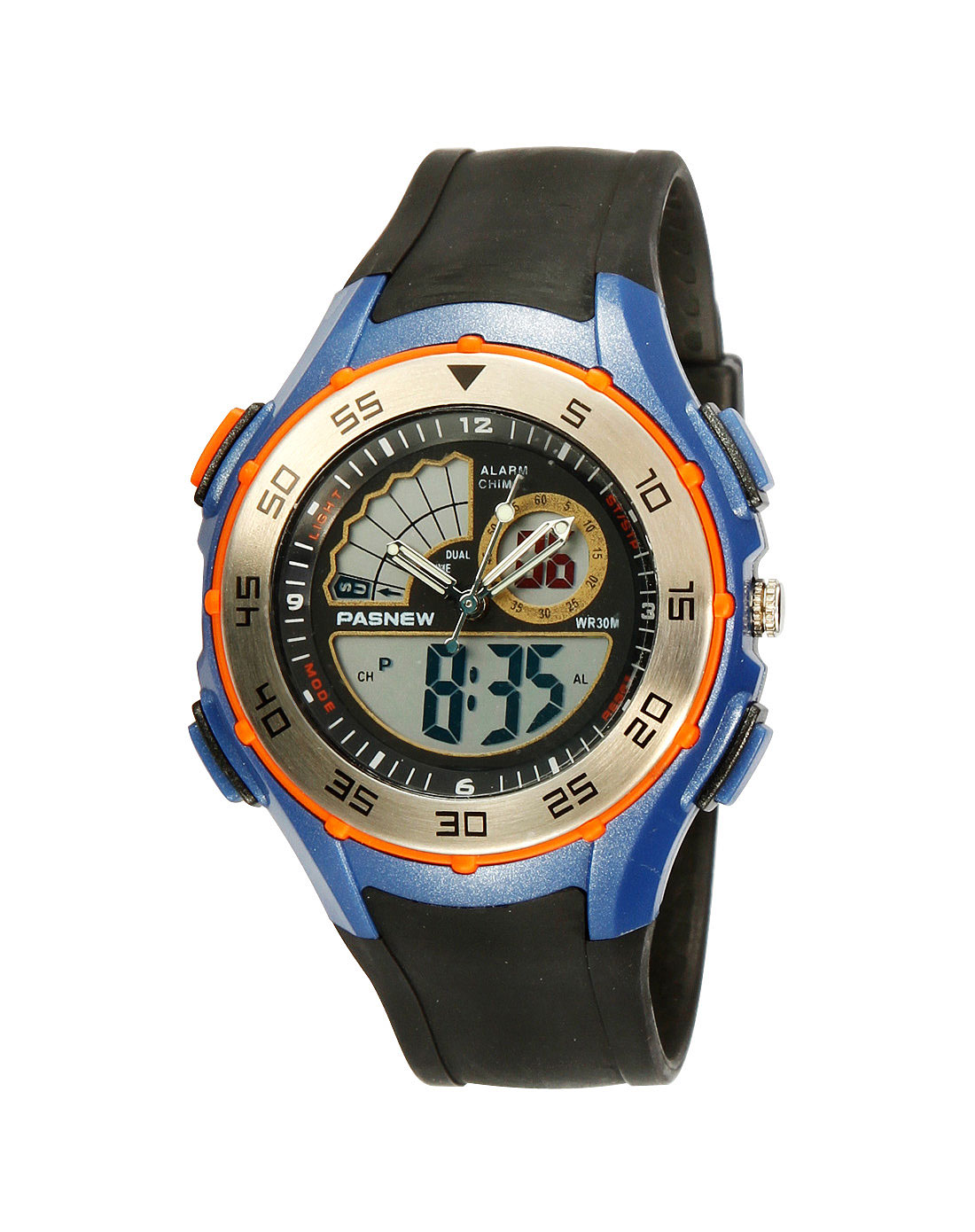 百圣牛男款蓝/黑色潜水户外运动表2