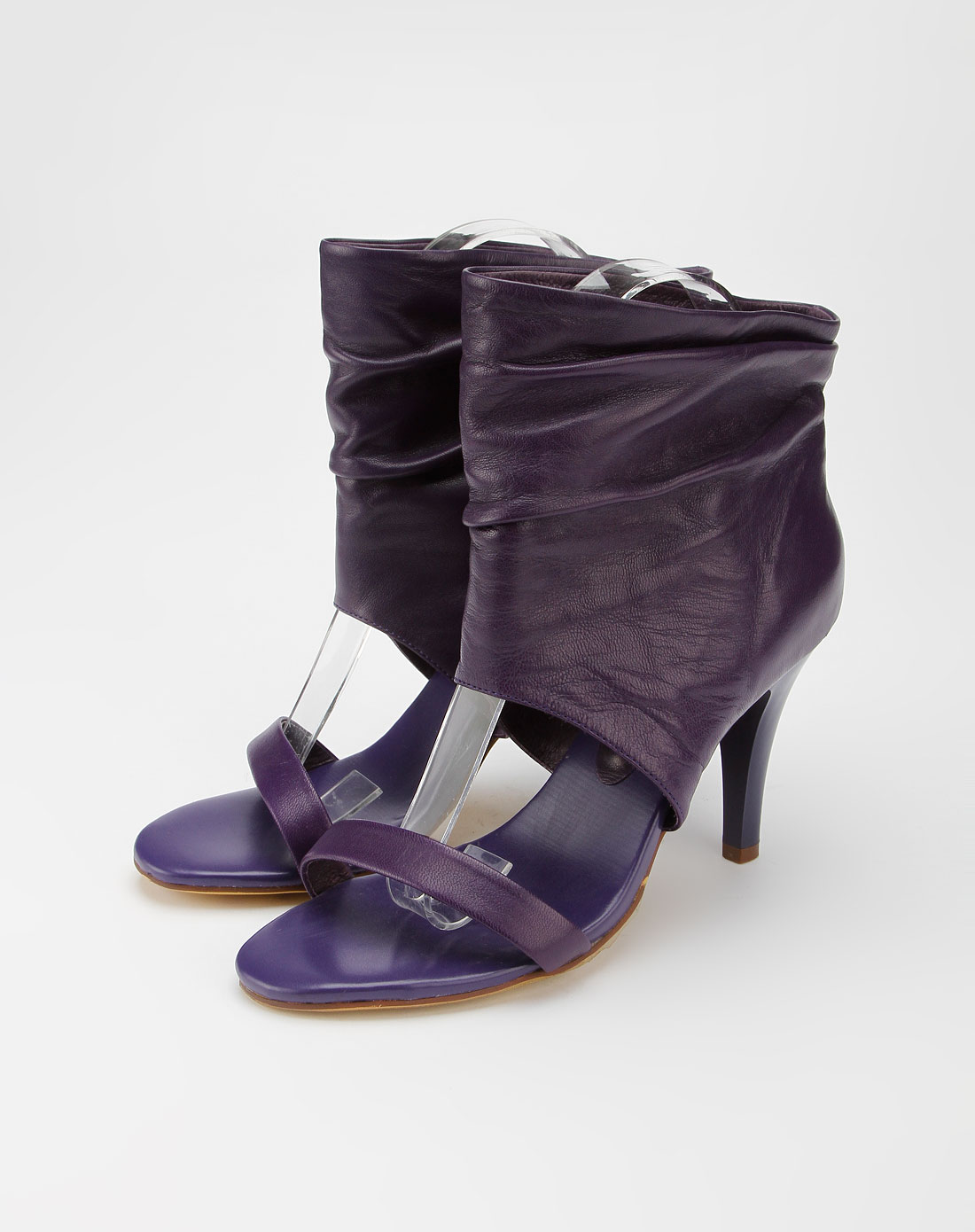 迪欧妮帝盛dione dasin女鞋专场紫色时尚休闲高跟凉鞋