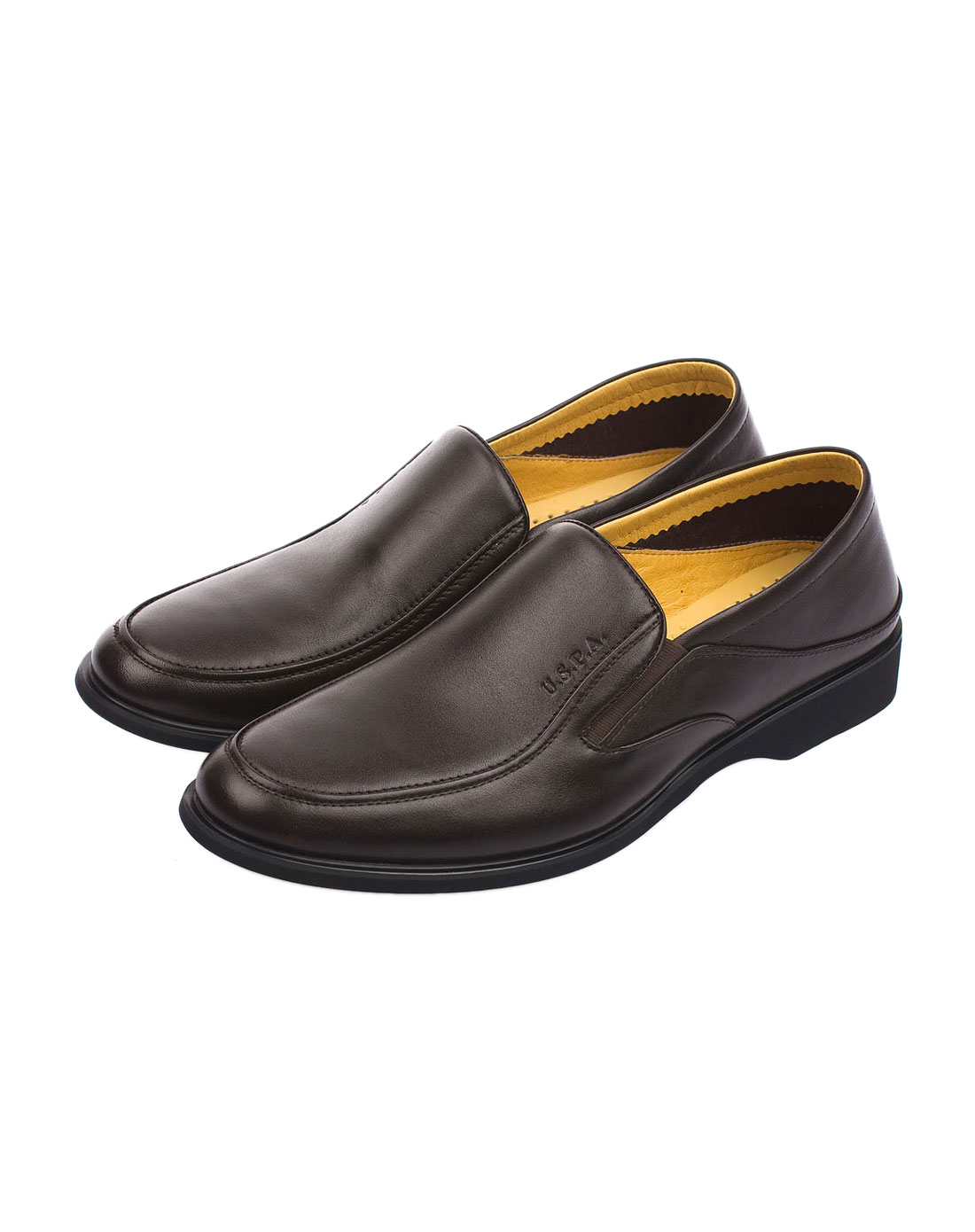 s. polo assn.男鞋专场男款棕休闲皮鞋