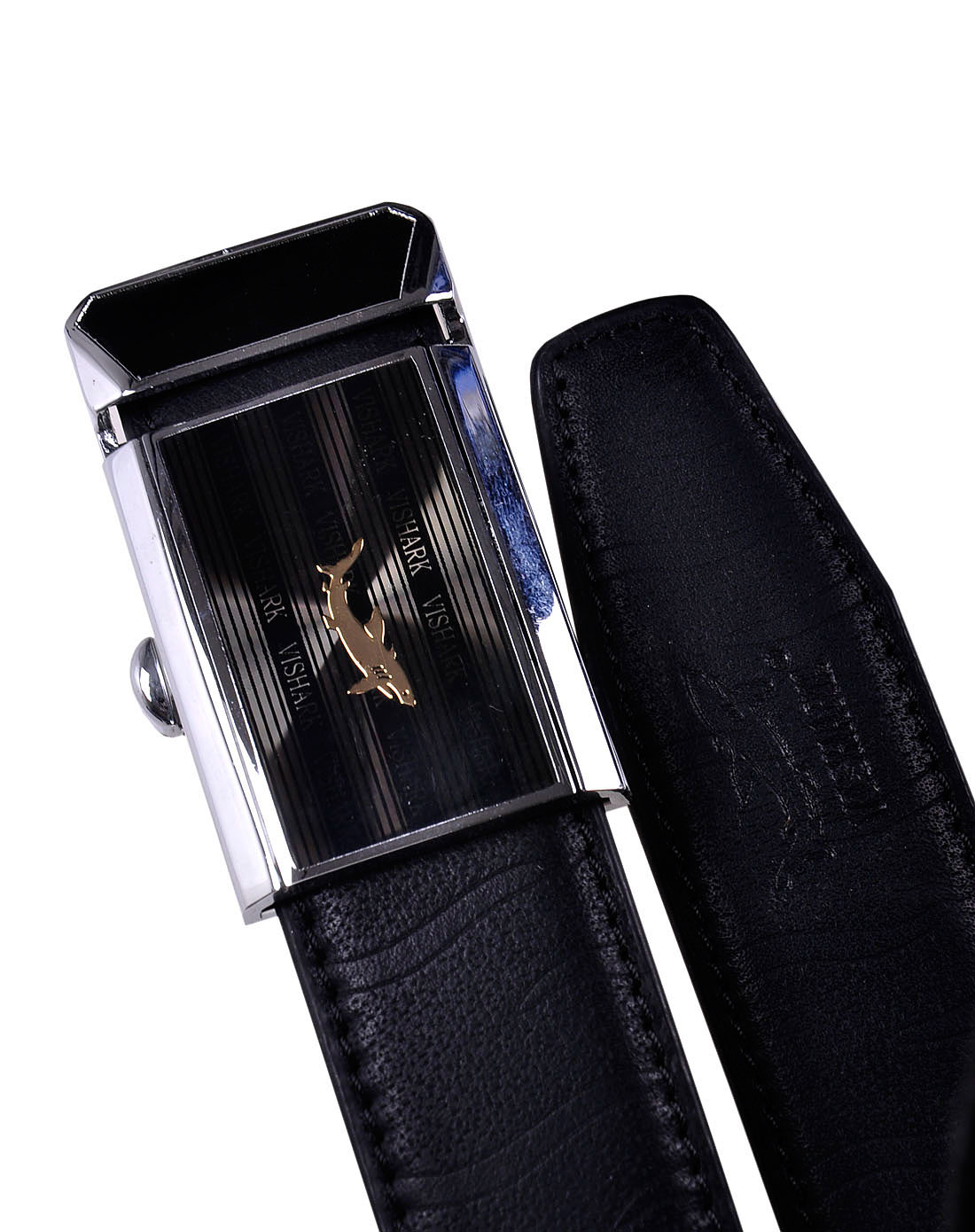 意大利鲨鱼vishark男包专场鲨鱼男款商务牛皮腰带