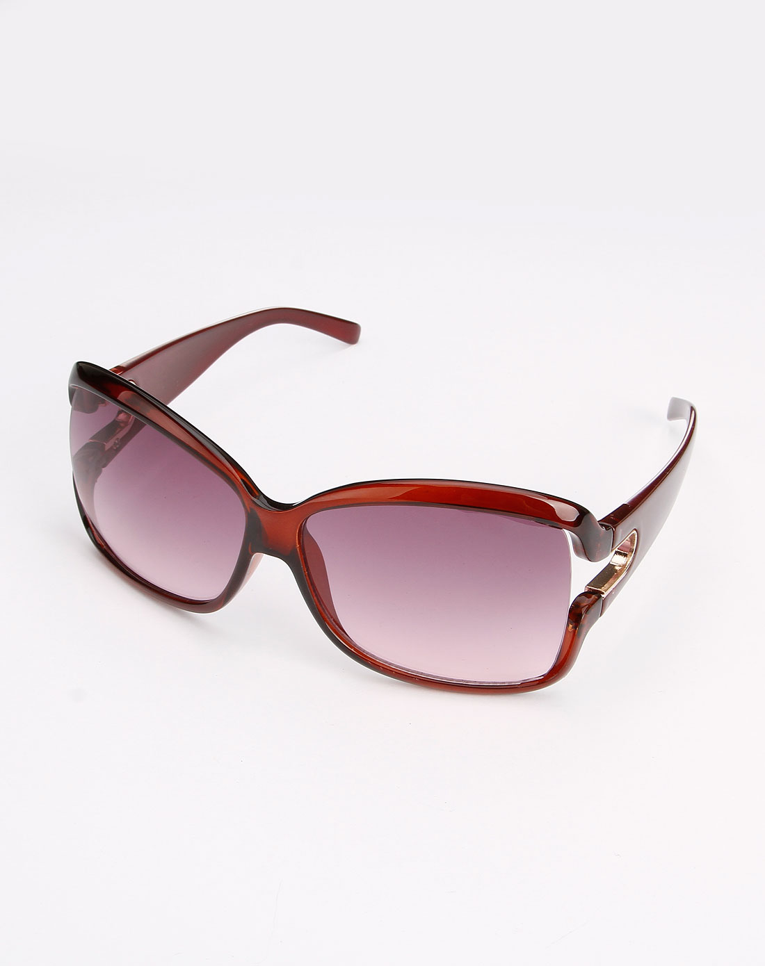 圣马可s.marco眼镜专场女款咖啡色时尚太阳眼镜